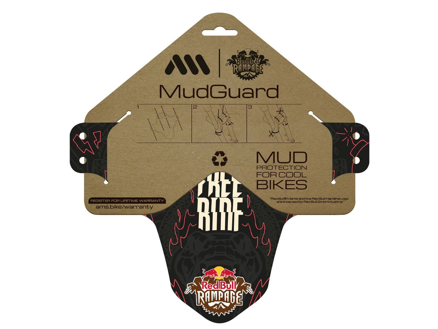 ALL MOUNTAIN STYLE Mudguard Red Bull Rampage Freeride