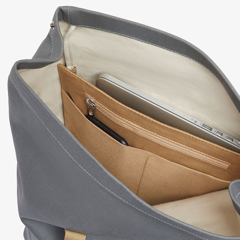 Backpack BROOKS PICKWICK COTTON CANVAS 12L Grey