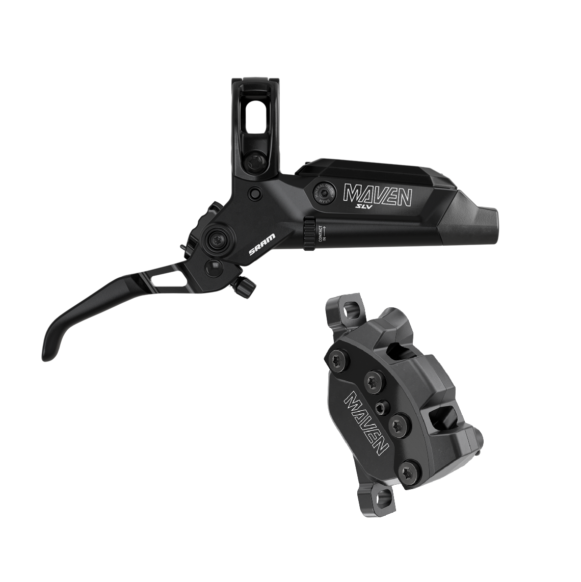 SRAM MAVEN SILVER B1 πίσω φρένο Μαύρο