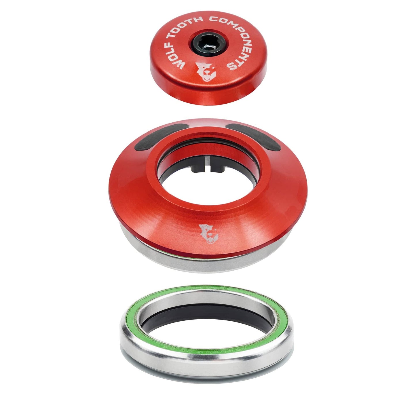 WOLF TOOTH IS52 Semi-Integrated Headset Red