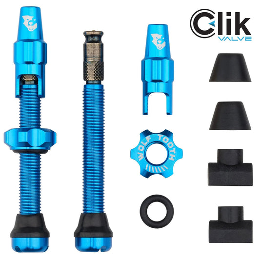 WOLF TOOTH CLIK VALVE Βαλβίδα χωρίς σωλήνες Μπλε