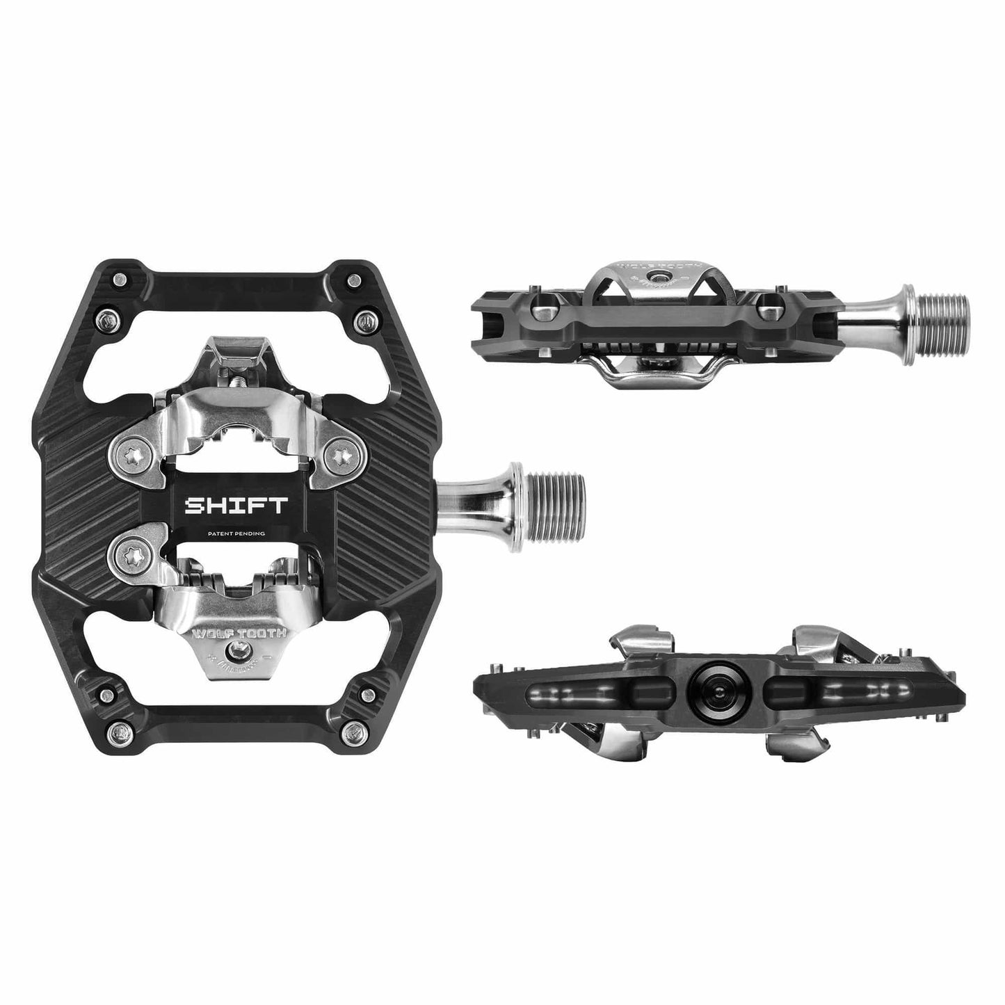 Πετάλια WOLF TOOTH GRAVITY CLIPLESS Μαύρο