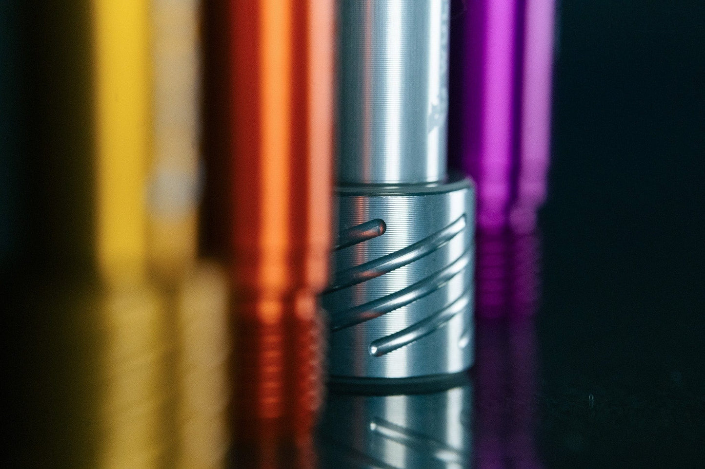 WOLF TOOTH Άξονας μπροστινού τροχού για πιρούνια FOX 36/38 15x110 mm Boost Πορτοκαλί