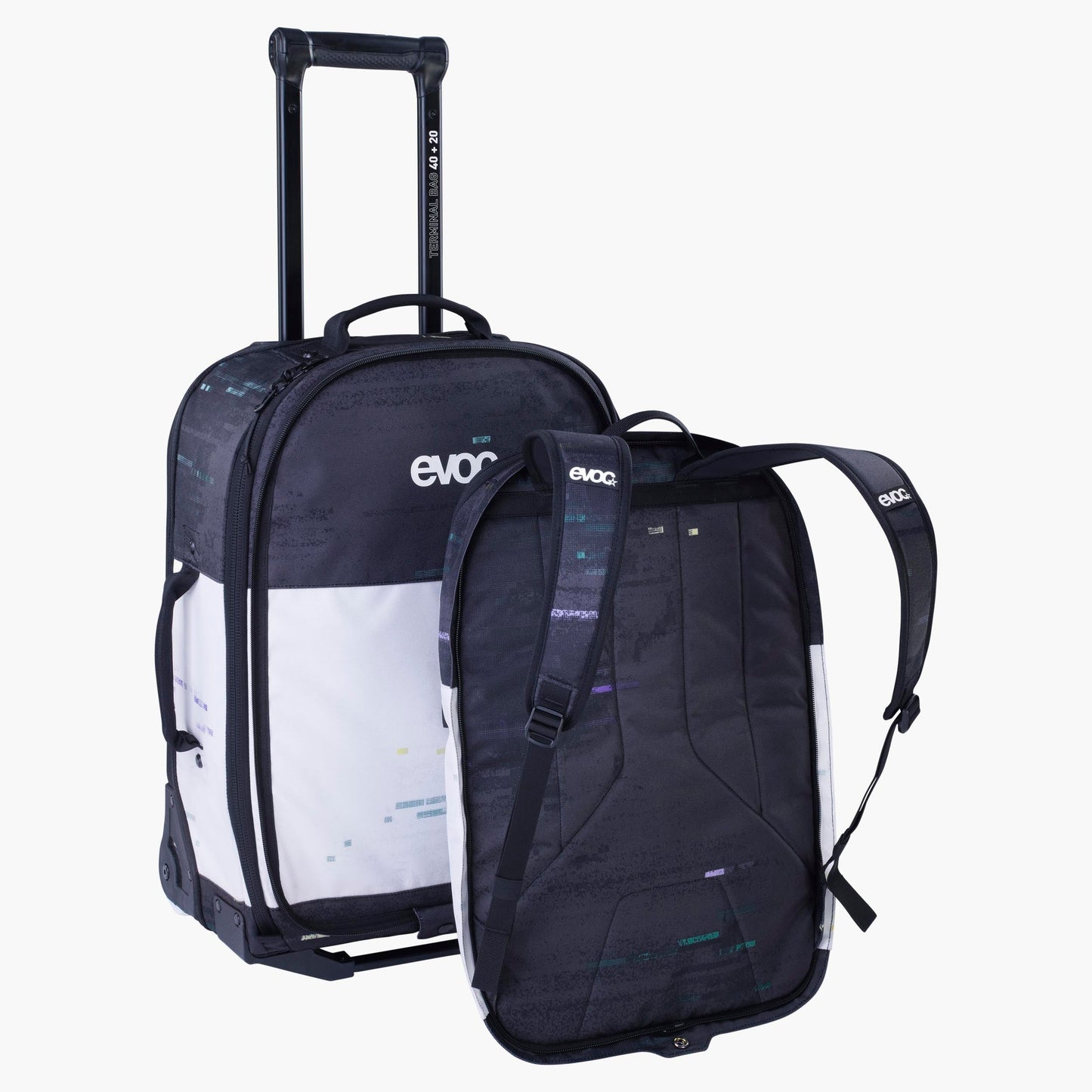 EVOC Βαλίτσα Trolley 40L +20L Μαύρο/λευκό