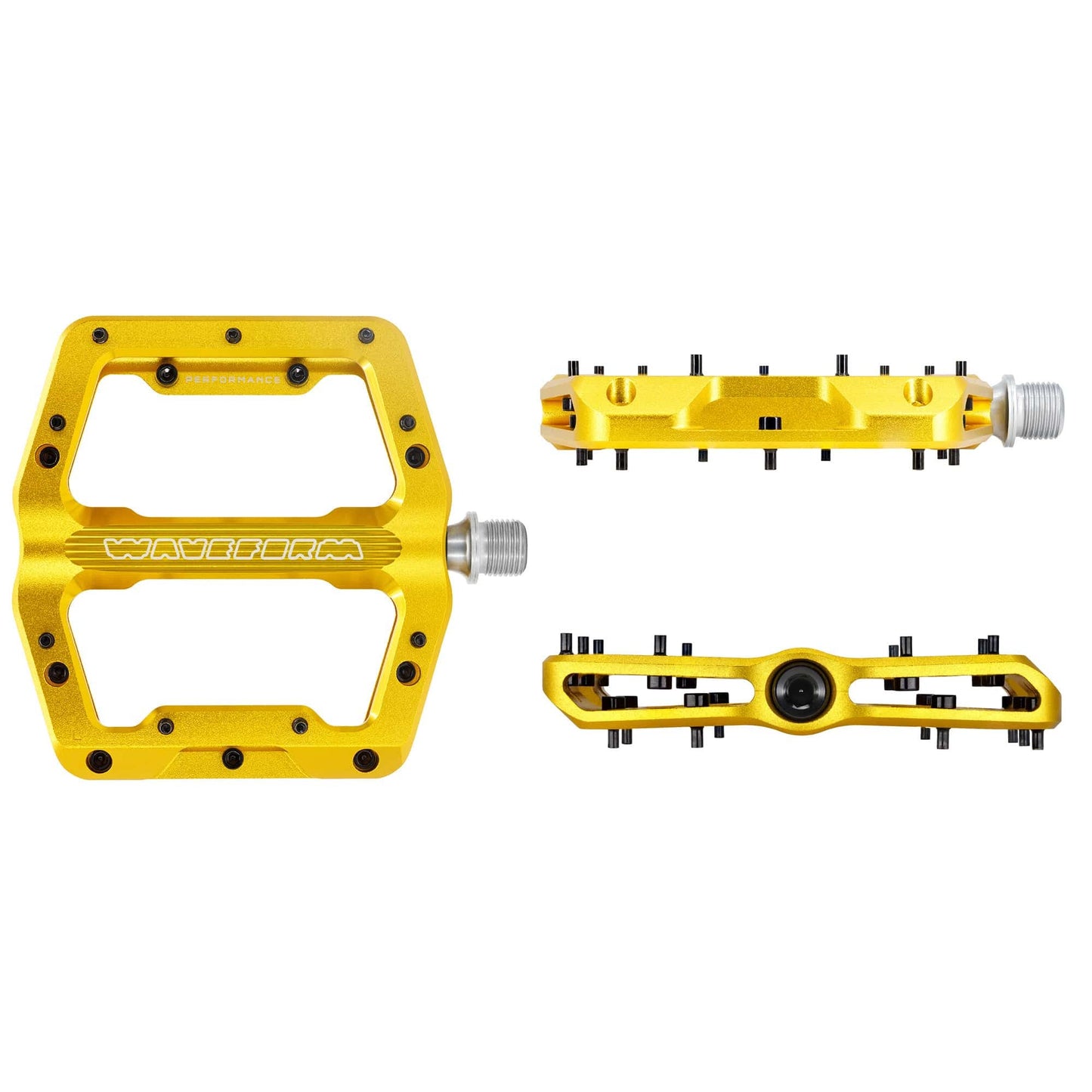 WOLF TOOTH WAVEFORM PERFORMANCE Flat Pedals, Gold