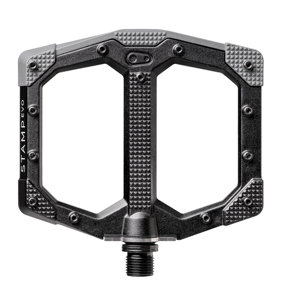 CRANKBROTHERS STAMP EVO Μικρά επίπεδα πεντάλ Μαύρο