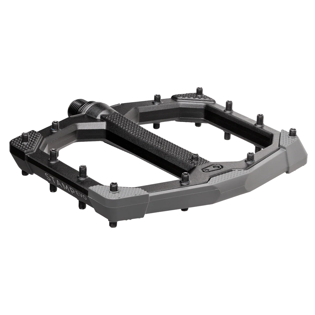 CRANKBROTHERS STAMP EVO Μεγάλα επίπεδα πεντάλ Μαύρο