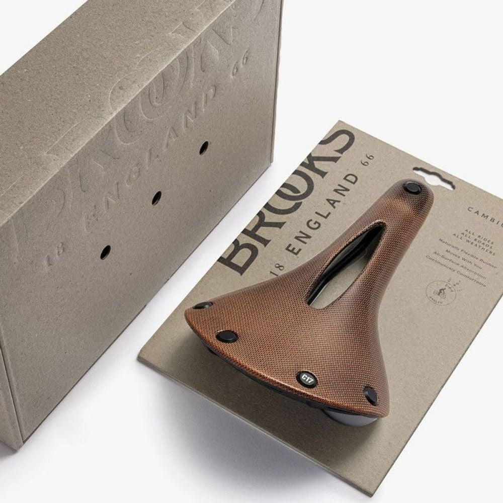 Saddle BROOKS CAMBIUM C17 CARVED Brown