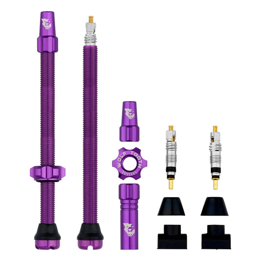 Σετ 2 βαλβίδων χωρίς σωλήνες WOLF TOOTH Violet