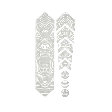 Αυτοκόλλητο προστατευτικό πλαισίου ALL MOUNTAIN STYLE BASIC Wolf White