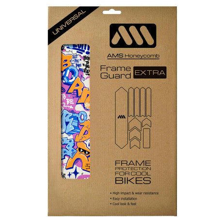 ALL MOUNTAIN STYLE EXTRA Born to Be Rider Μπλε αυτοκόλλητο προστατευτικό πλαισίου