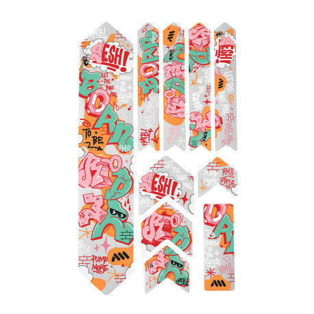 ALL MOUNTAIN STYLE EXTRA Born to Be Rider Προστατευτικό πλαίσιο κόκκινο