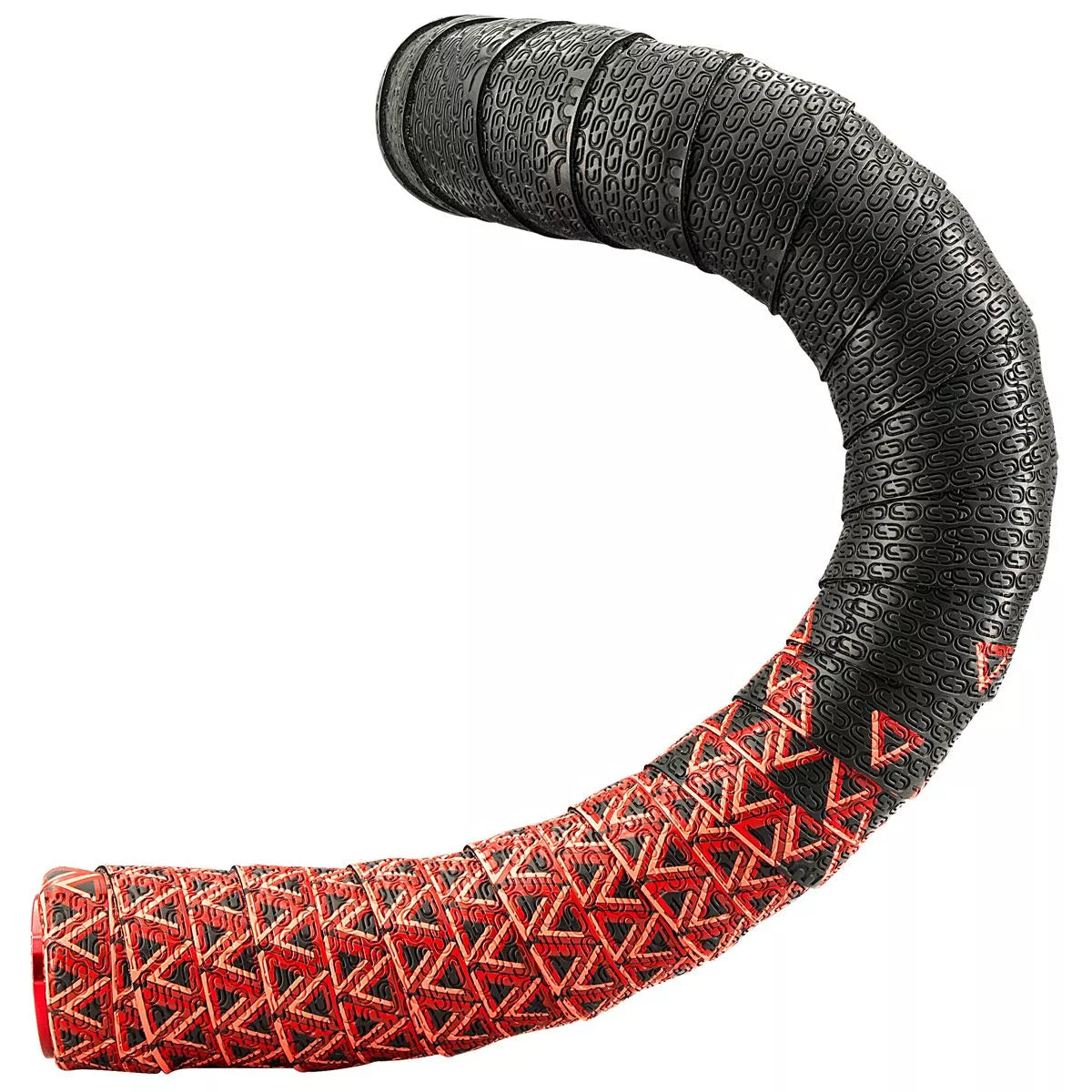 DEDA LOOP + END-PLUG Handlebar Tape, Black/Red
