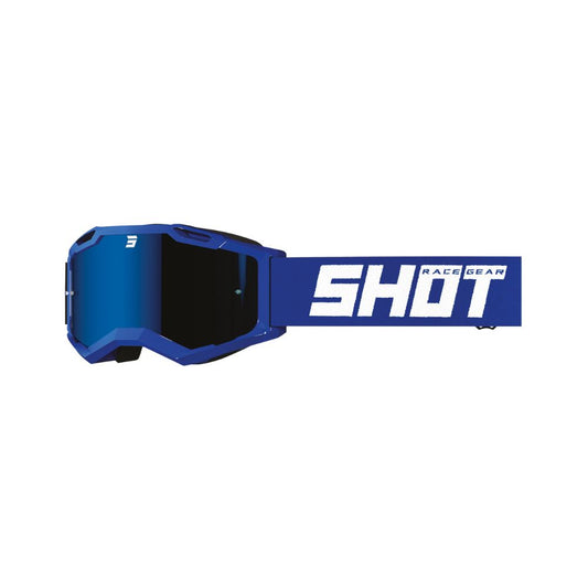 Masque Shot Assault 2.0 Solid Irridium Blue Reflex Glossy