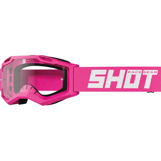 Μάσκα Shot Rocket Kid 2.0 Solid Neon Pink Glossy