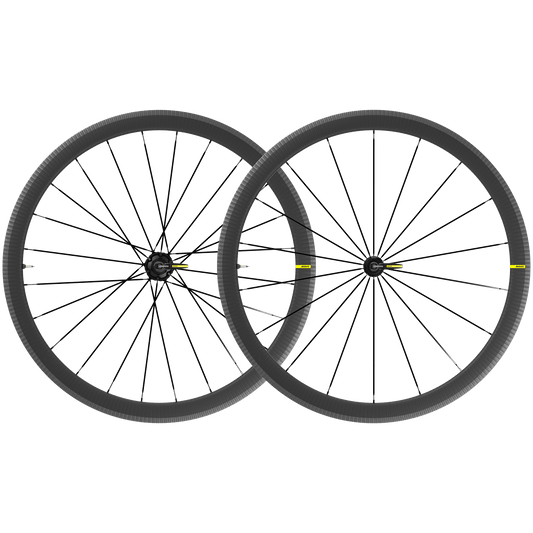 Ζεύγος τροχών MAVIC COSMIC SL 40 με ελαστικά