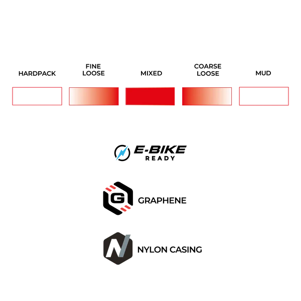 Ελαστικό VITTORIA Mazza 29x2.4 Trail Graphene 2.0 Tubeless Ready Soft Black