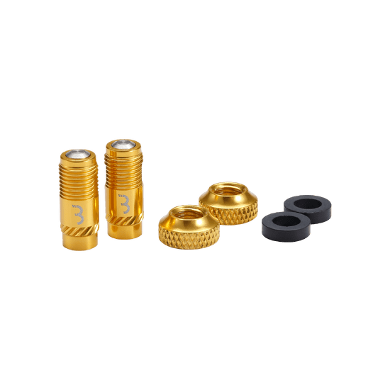 Valve tips BBB CORE CAP Gold (x2)