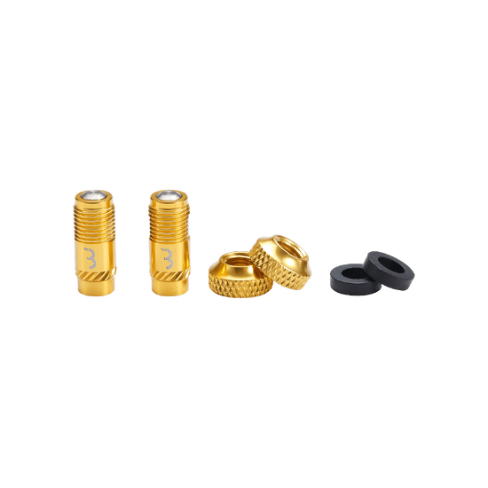 Valve tips BBB CORE CAP Gold (x2)