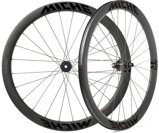 Pair of MICHE STERRATO 45 Tubeless Ready Wheels (Center Lock)