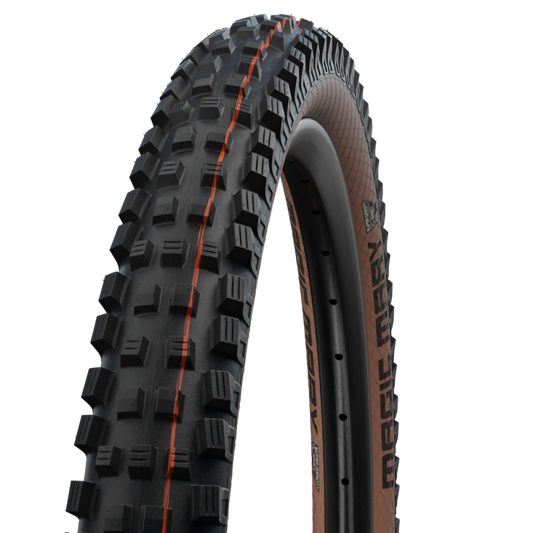 SCHWALBE MAGIC MARY 27.5x2.40 ADDIX SOFT SUPERGRAVITY Tubeless Ready Soft Μαύρο/καφέ ελαστικό