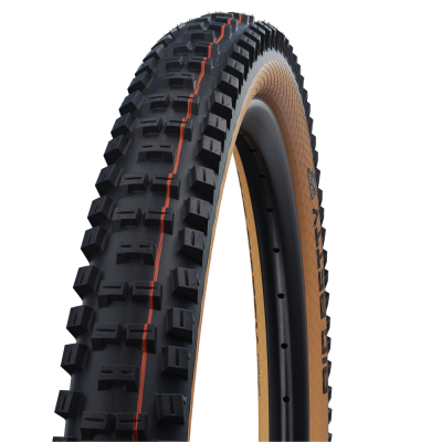 SCHWALBE BIG BETTY 27.5x2.40 ADDIX SOFT SUPERGRAVITY Tubeless Ready Soft Μαύρο/καφέ ελαστικό