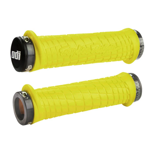 Λαβές ODI TROY LEE DESIGNS Lock-On 130 mm Κίτρινο