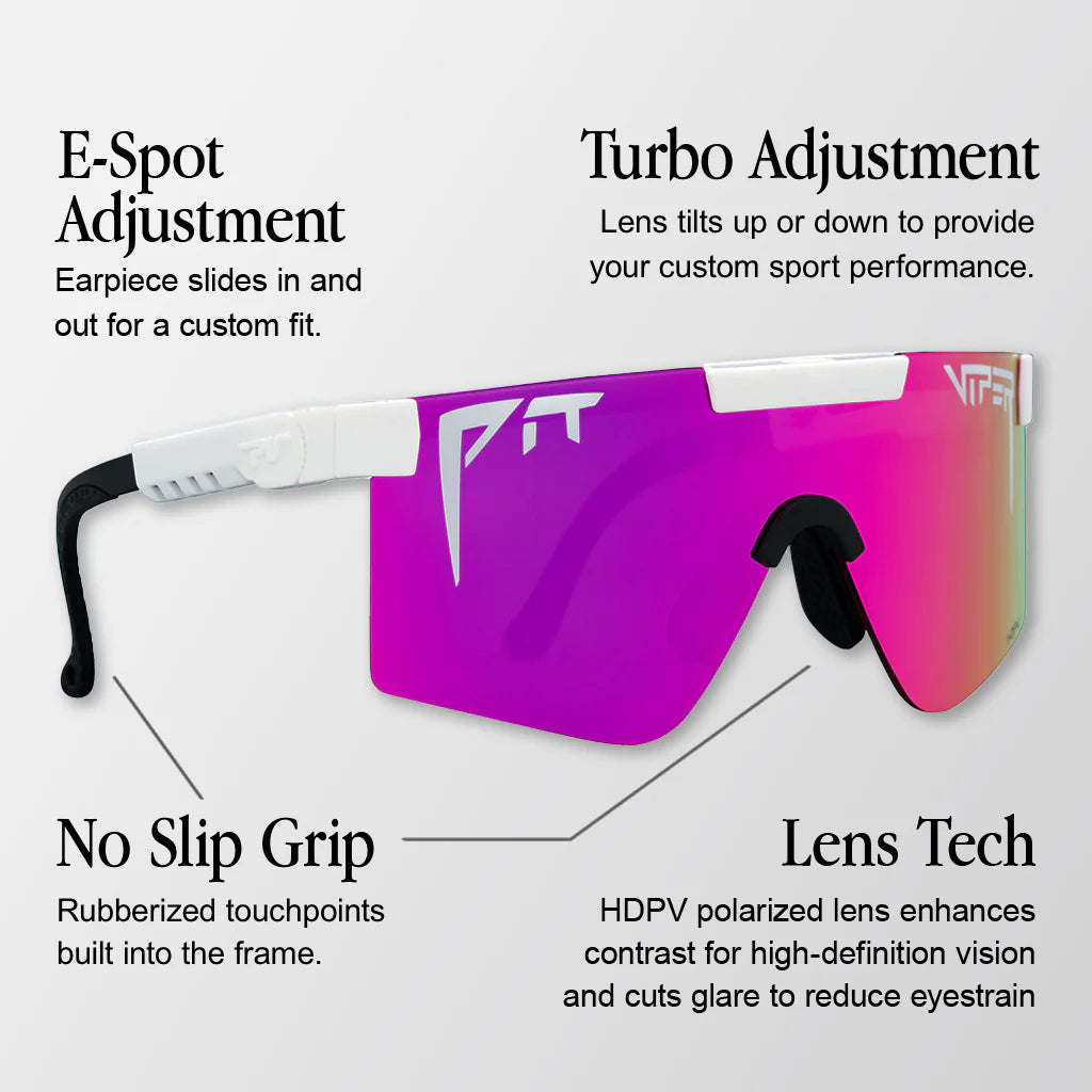 PIT VIPER THE EXEC ORIGINAL 2.0 WIDE HDPV Rainbow Polarized Goggles