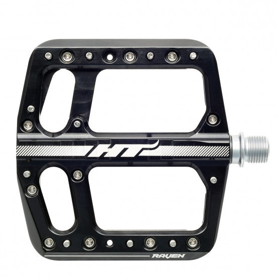 HT COMPONENTS ANS 12 Flat Pedals Μαύρο