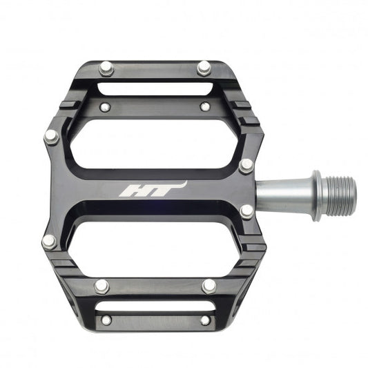 HT COMPONENTS AR09 Flat Pedals Μαύρο