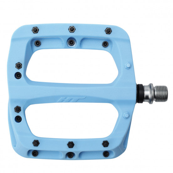 HT COMPONENTS NANO-P Flat Pedals PA03A Μπλε
