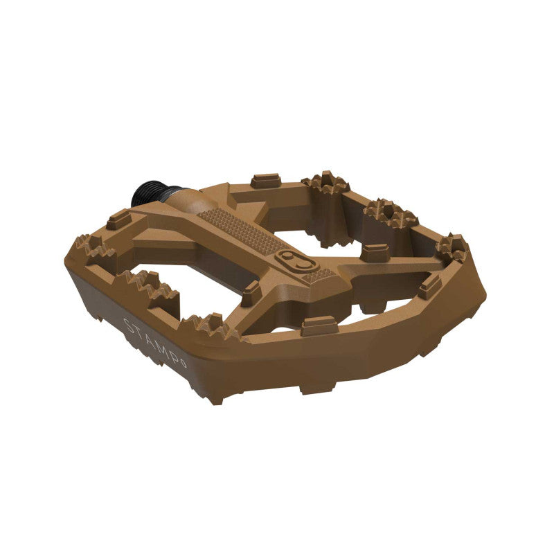 Επίπεδα πεντάλ CRANKBROTHERS STAMP 0 Μικρό καφέ