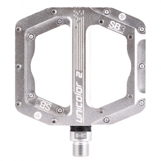 SB3 UNICOLOR 2 Silver flat pedals