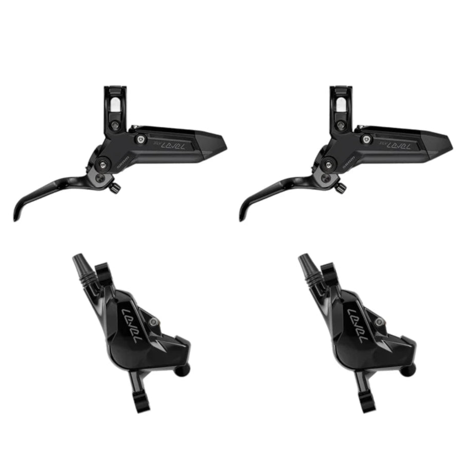 Ζεύγος φρένων SRAM LEVEL SILVER STEALTH 2 εμβόλων Μαύρο