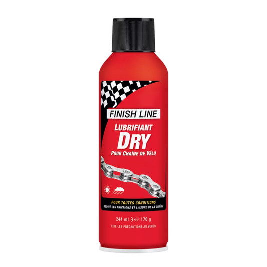 Λιπαντικό Αλυσίδας FINISH LINE DRY LUBE Teflon - Όλες οι Συνθήκες – Αεροζόλ (244ml)