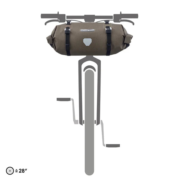 ORTLIEB HANDLEBAR PACK FLEX 9 L Γκρι τσάντα τιμονιού