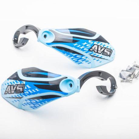 Χειροφυλακτήρας AVS KIT DECO Alu Leg Light Blue/Black