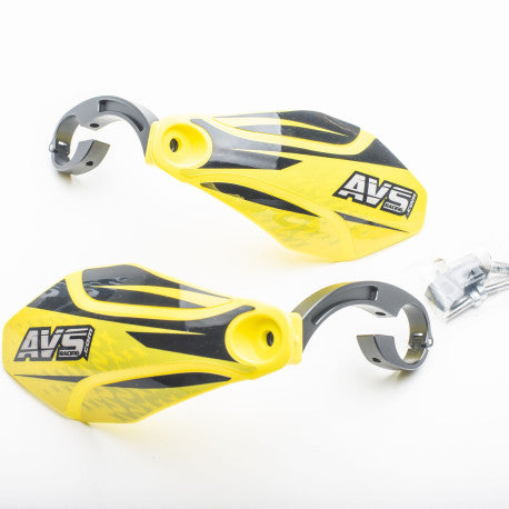 AVS KIT DECO Χειροφυλακτήρας Alu Leg Κίτρινο/Μαύρο