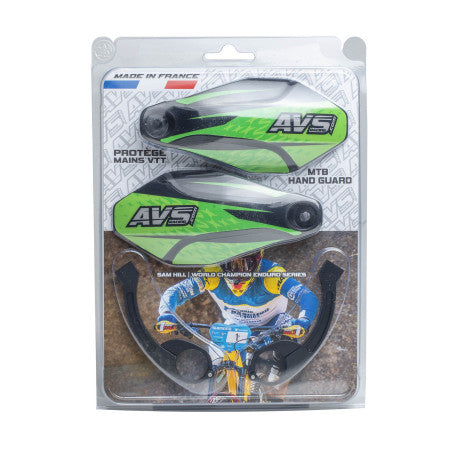 AVS KIT DECO Χειροφυλακτήρας Alu Tab Μαύρο/πράσινο
