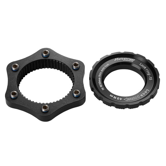Centerlock adapter REVERSE COMPONENTS Black