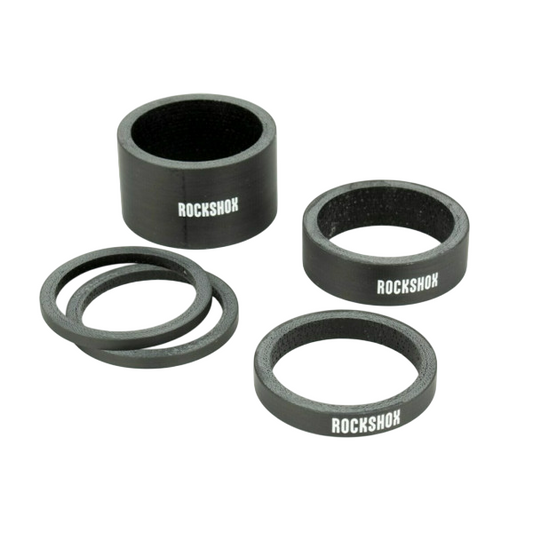 ROCKSHOX UD Carbon Spacer Kit 1 "1/8 Μαύρο