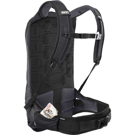 Σακίδιο πλάτης με ραχιαίο EVOC TRAIL PRO BLACKLINE 10 L Μαύρο