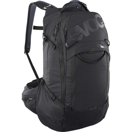 Σακίδιο πλάτης με ραχιαίο EVOC TRAIL PRO BLACKLINE 26 L Μαύρο