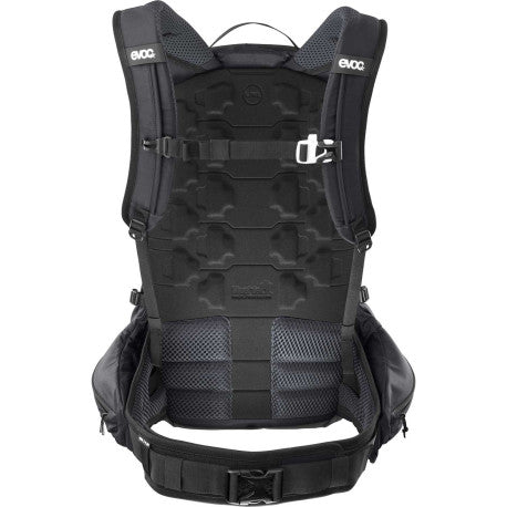 Σακίδιο πλάτης με ραχιαίο EVOC TRAIL PRO BLACKLINE 26 L Μαύρο
