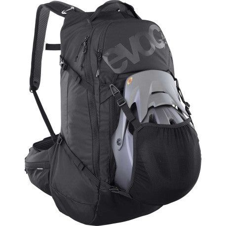 Σακίδιο πλάτης με ραχιαίο EVOC TRAIL PRO BLACKLINE 26 L Μαύρο