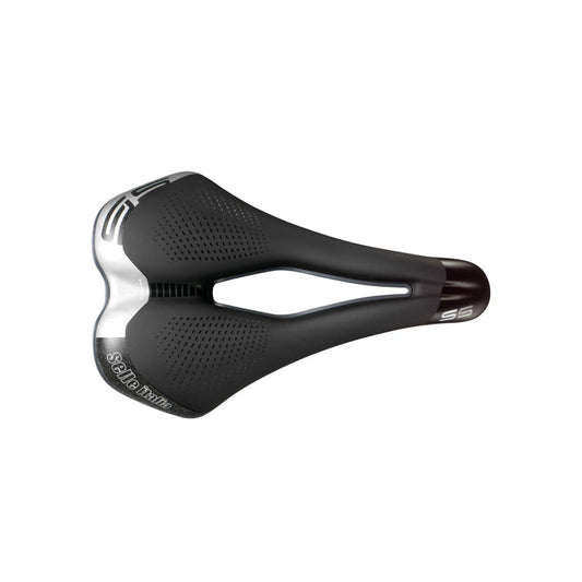 Σέλα SELLE ITALIA S 5 SUPERFLOW L με ράγες Fec, μαύρη