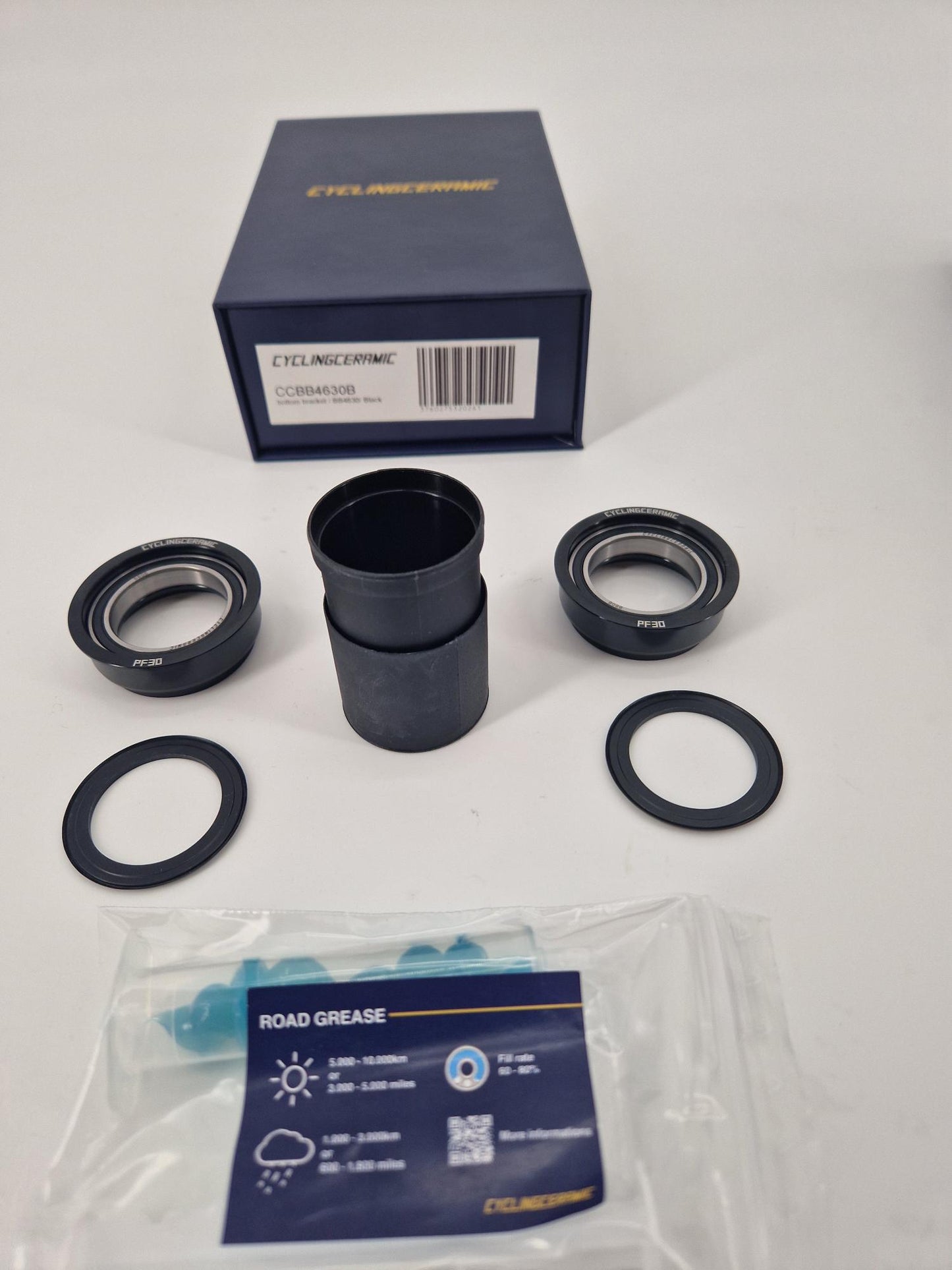 CYCLINGCERAMIC PF 46-30 Στροφαλοφόρο μαύρο