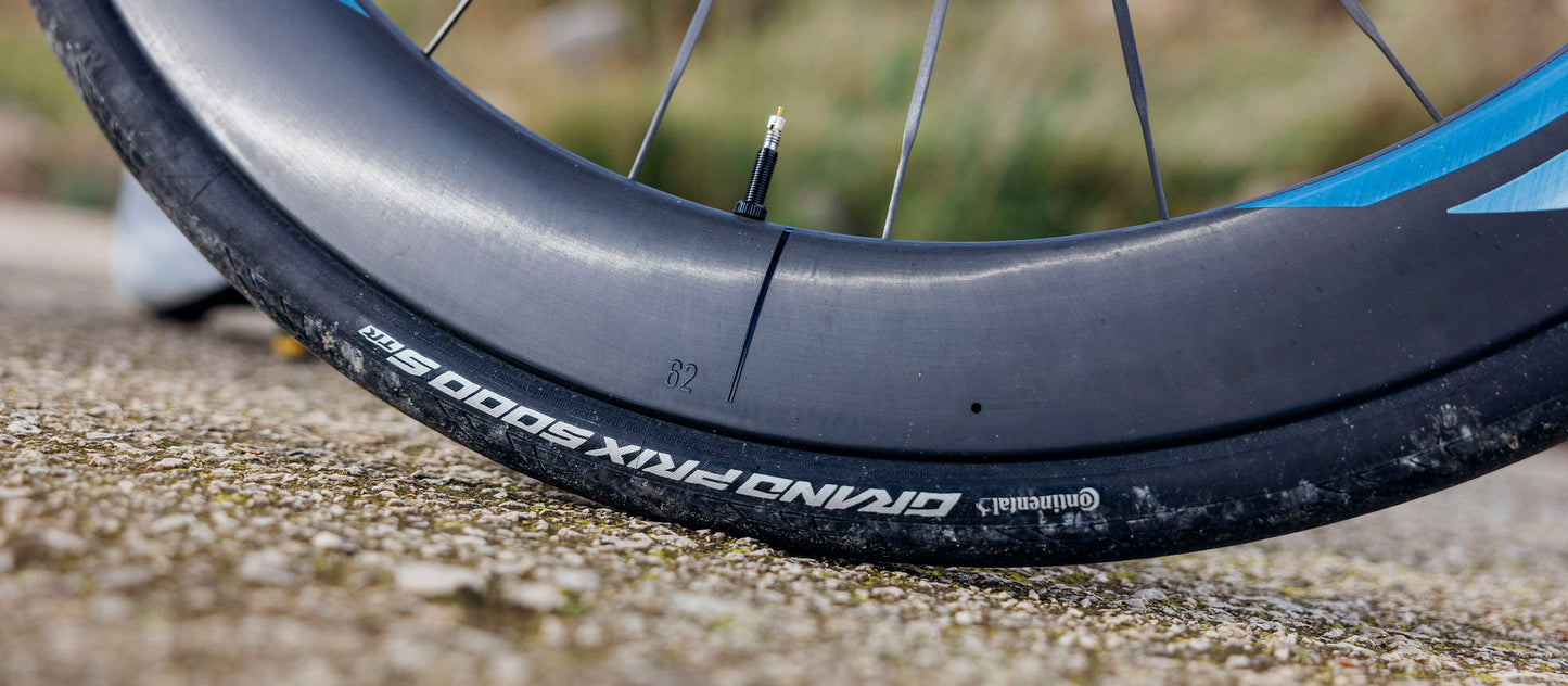 Pair of MICHE DEVA RD 52 Tubeless Ready Wheels (Center Lock) Silver