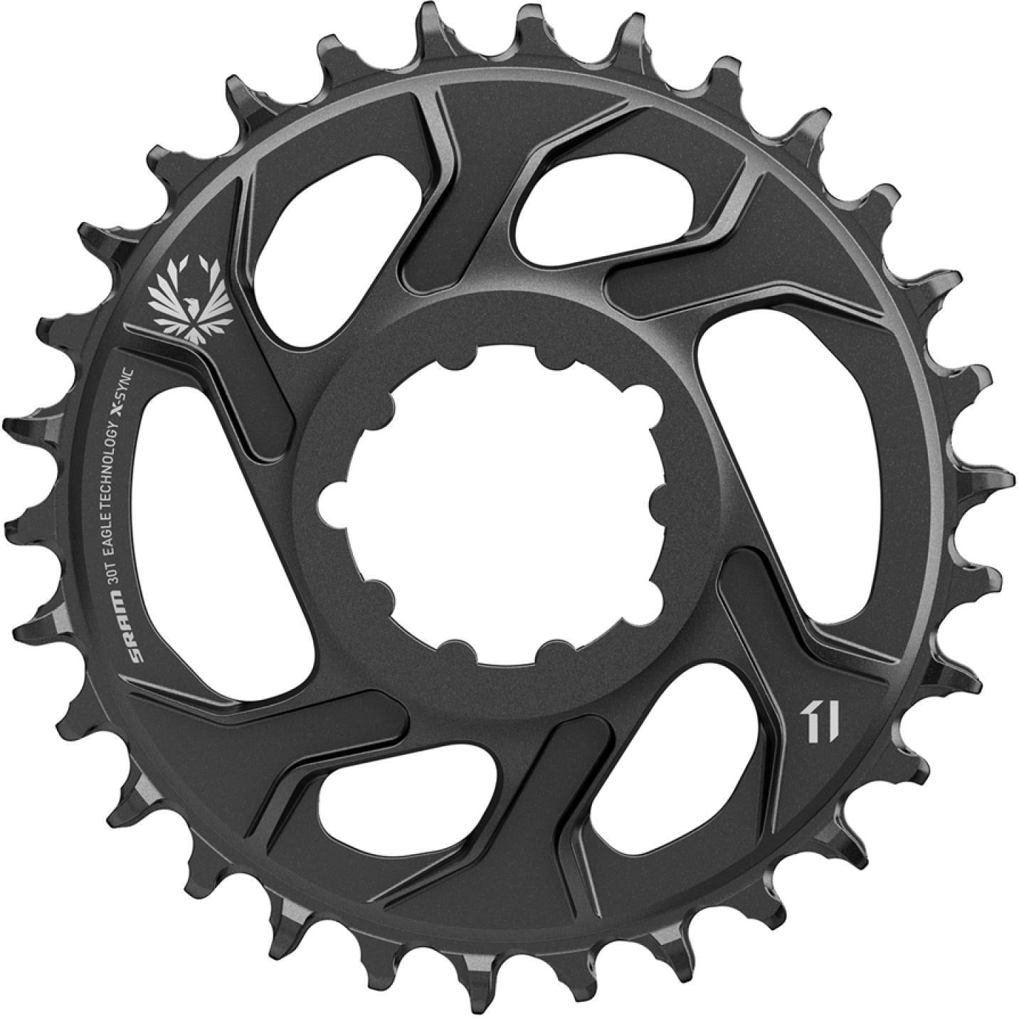 SRAM X-SYNC 2 EAGLE 12V Direct Mount Offset 4mm Mono αλυσοτροχός Μαύρο