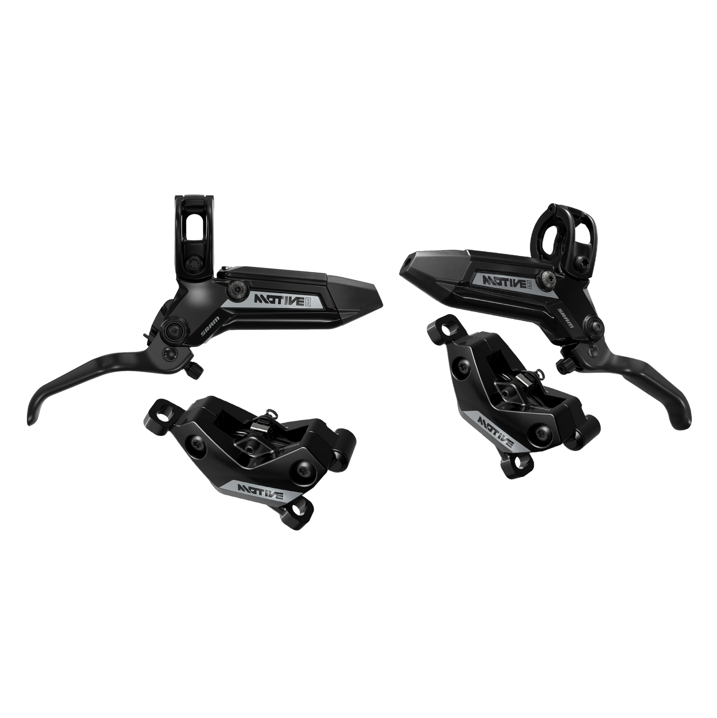 Ζεύγος φρένων SRAM MOTIVE SILVER Μαύρο